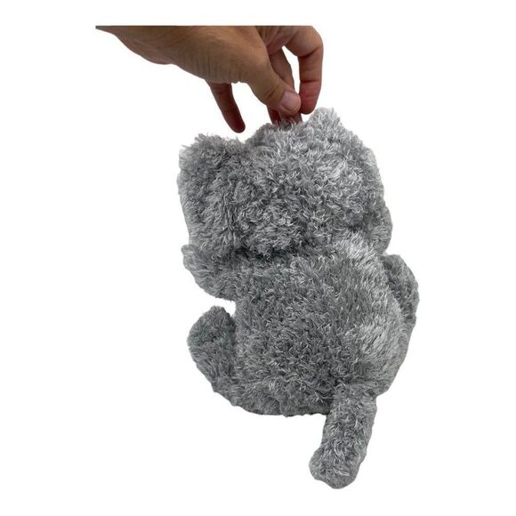 Stephan Baby Elephant Lovey Yellow Tummy attached Stomach Blanket Gray Plush - Picture 9 of 12